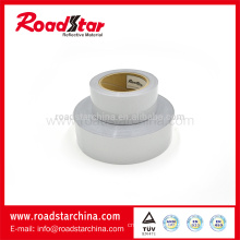 Polyester and spandex material double side reflective elastic fabric